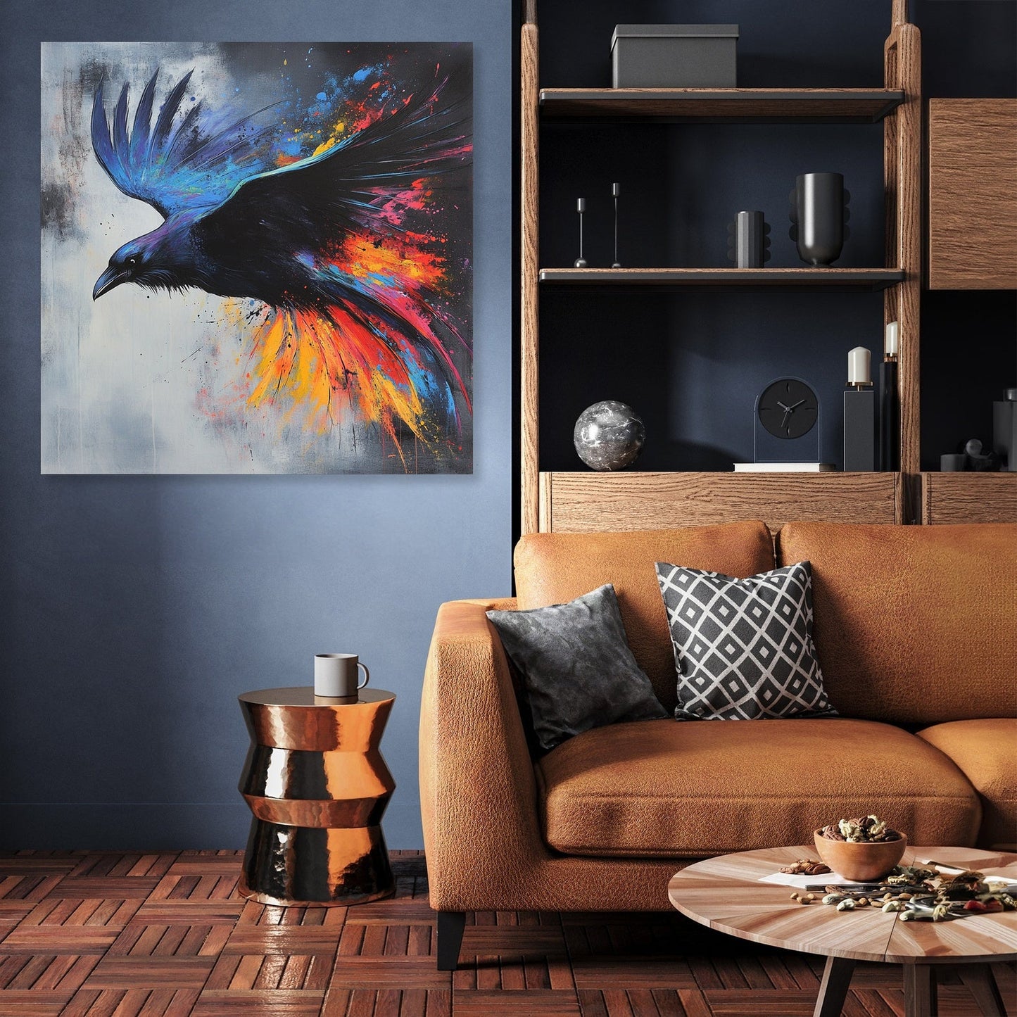 Majestic Raven Dance Canvas