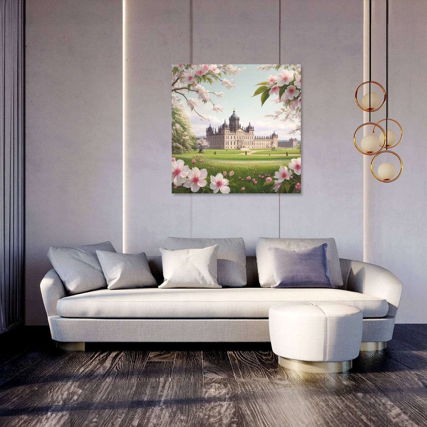 Spring at Castle Howard Canvas