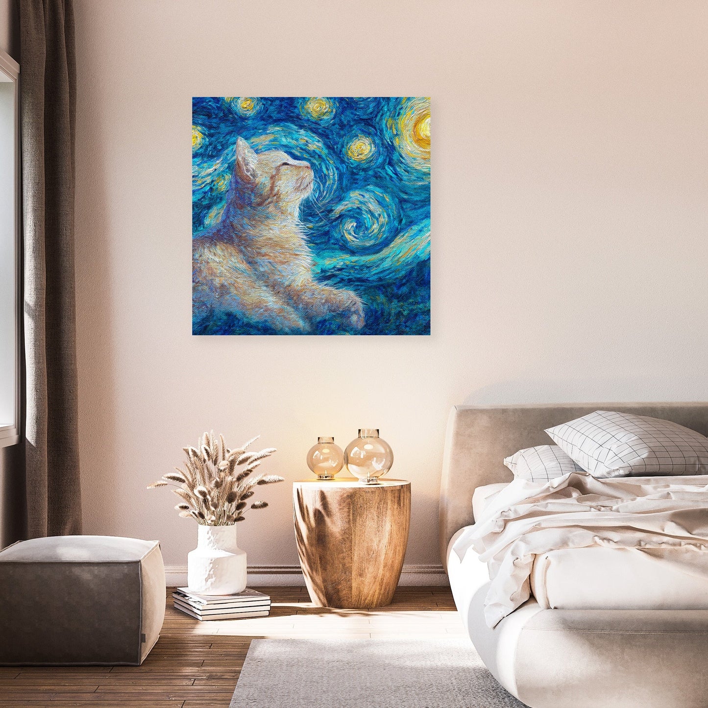 Starry Cat Canvas