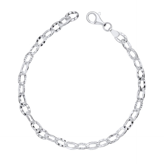 Beginnings Textured Anchor Chain Bracelet