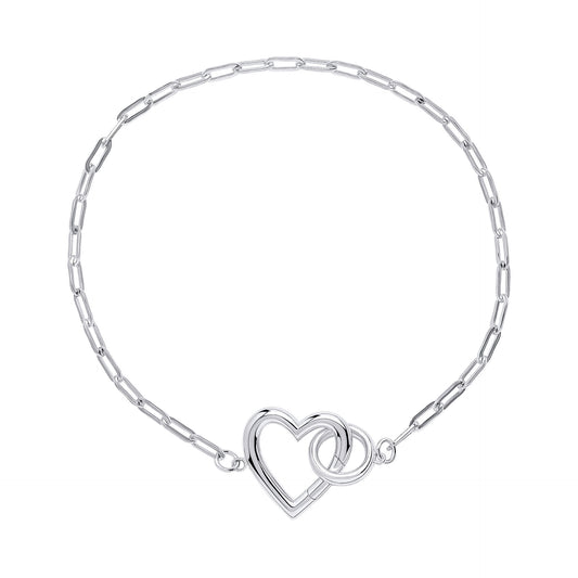 Beginnings Heart Connection Chain Bracelet