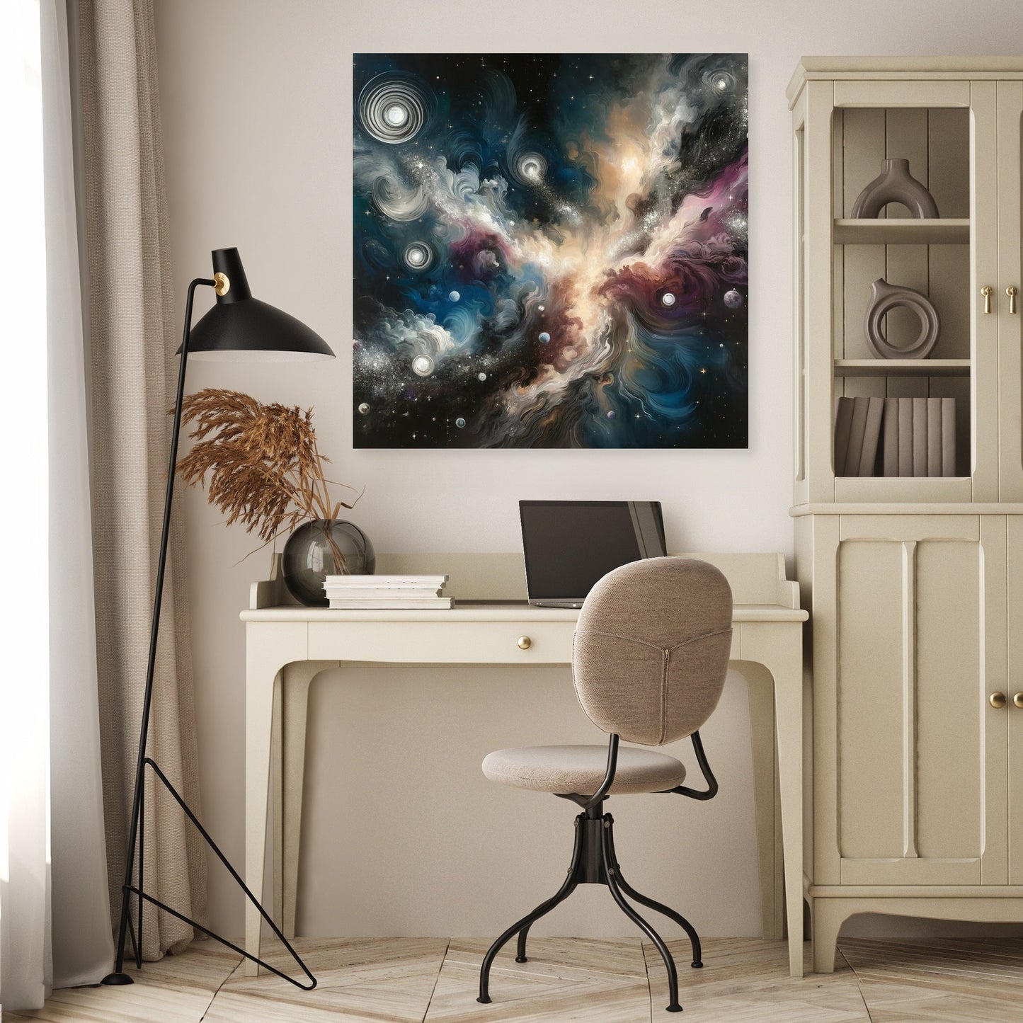 Galactic Whirl Canvas