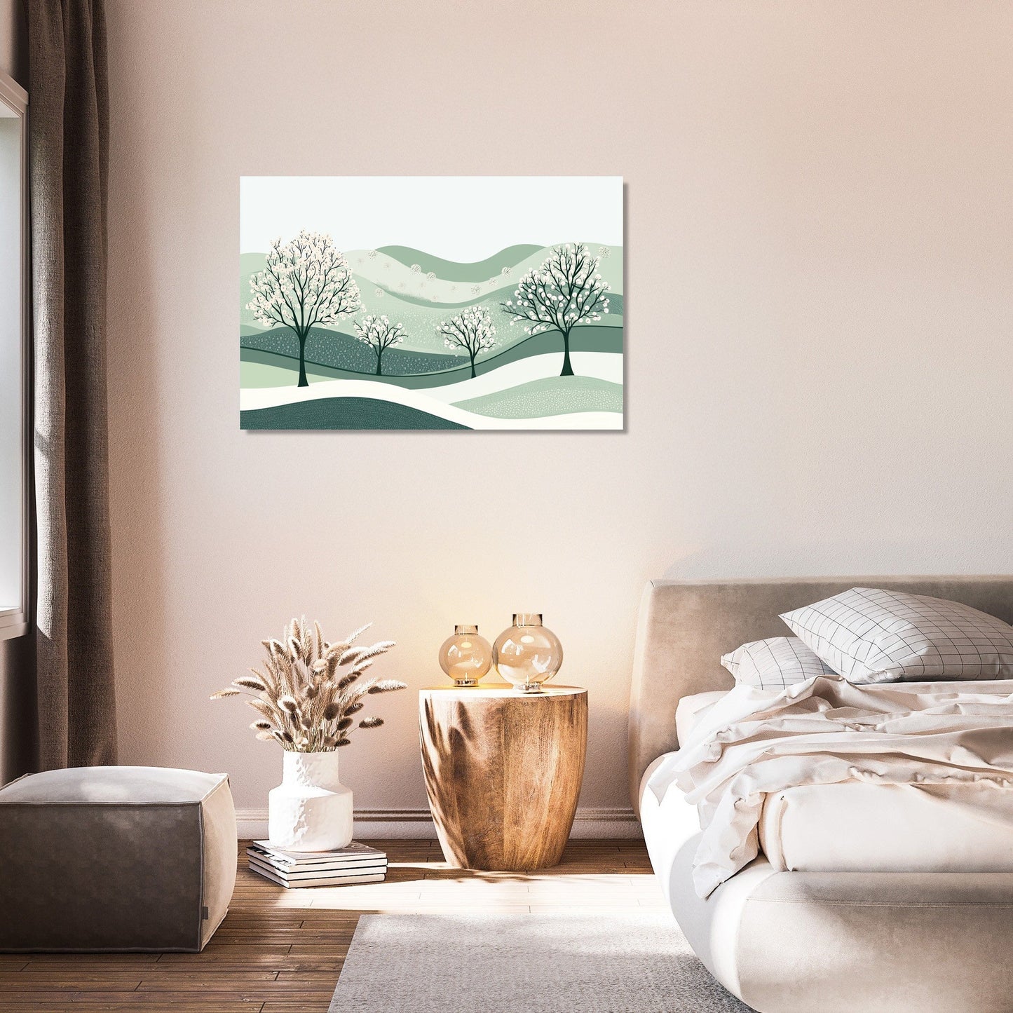 Blooming Trees Canvas