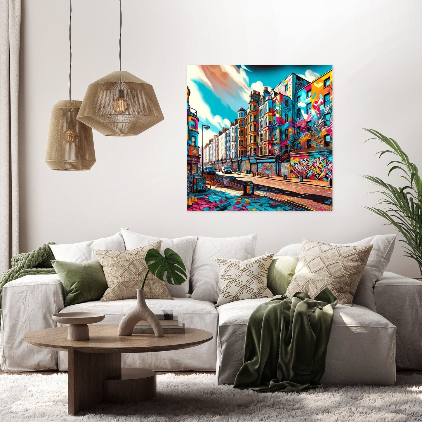 Brighton Street Art Canvas