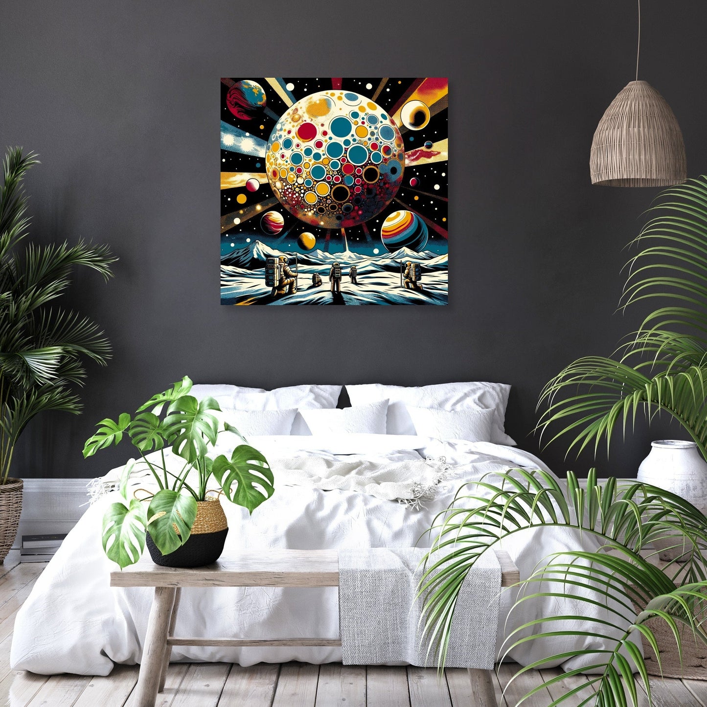Cosmic Pop Exploration Canvas
