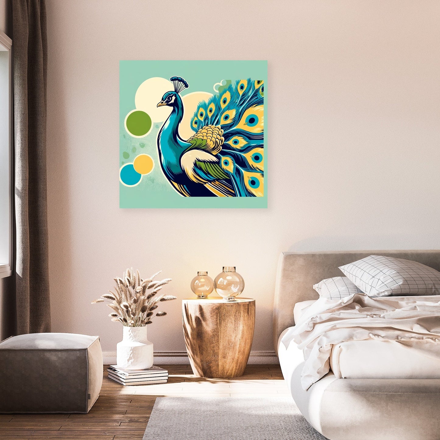 Majestic Peacock Canvas