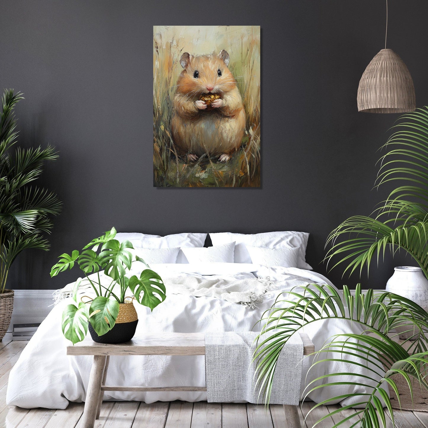 Hamster's Harvest Canvas