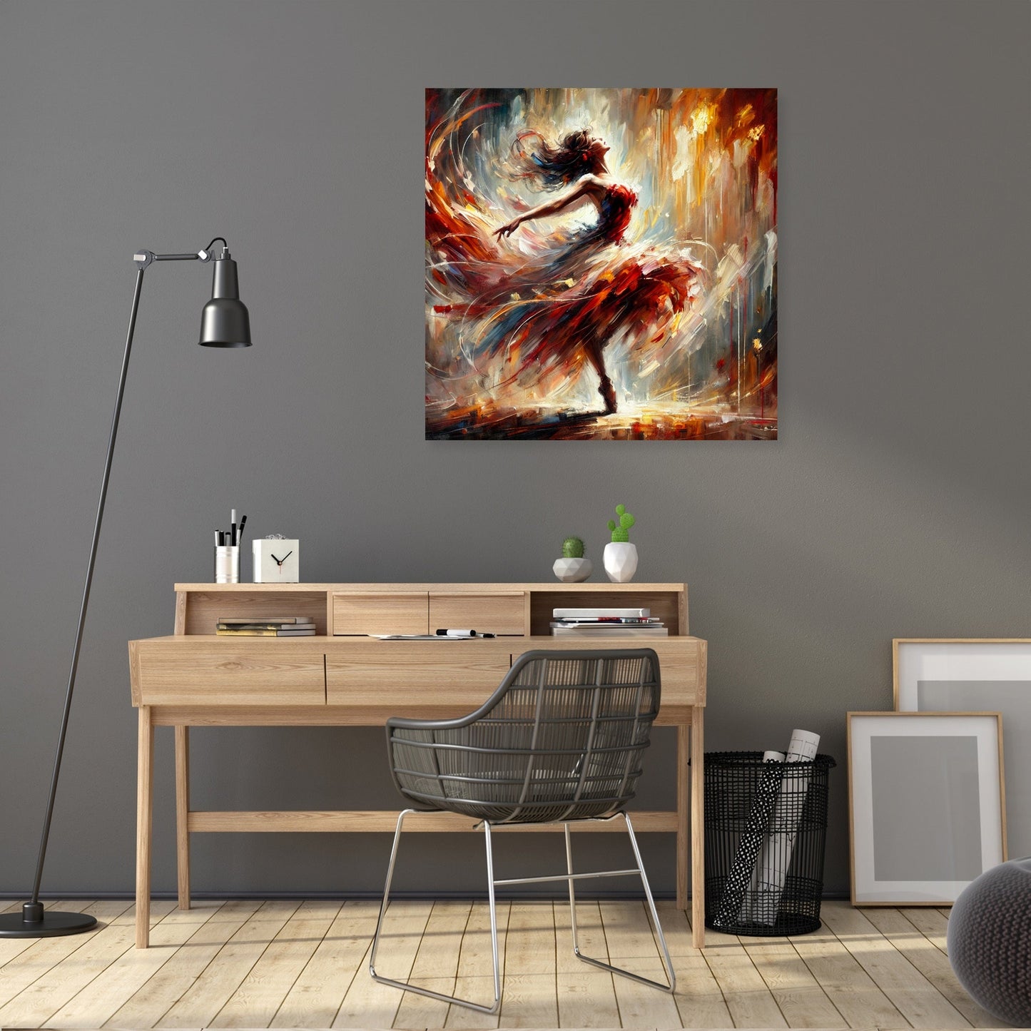 Dance of Flames Canvas