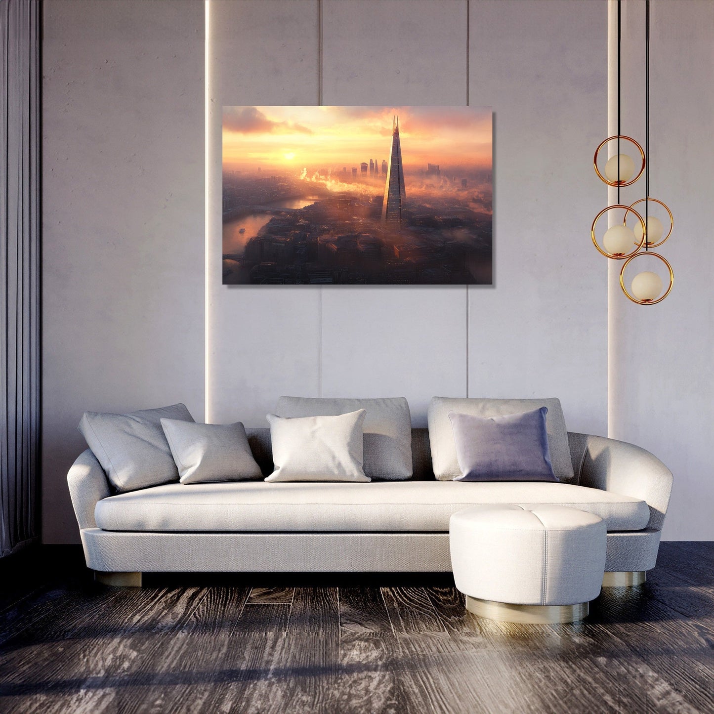 Sunlit Shard Canvas