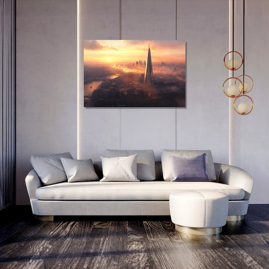 Sunlit Shard Canvas