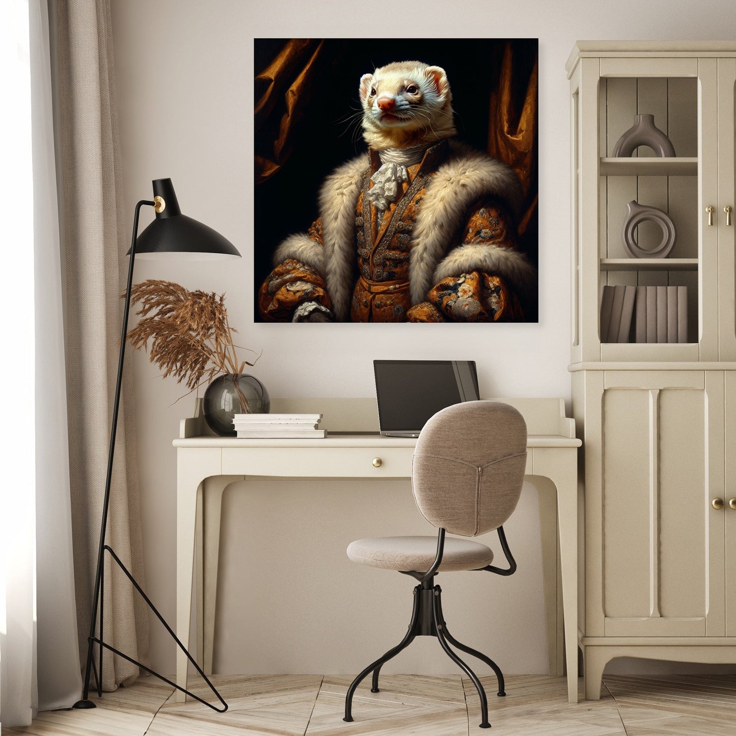 Regal Ferret Twilight Canvas