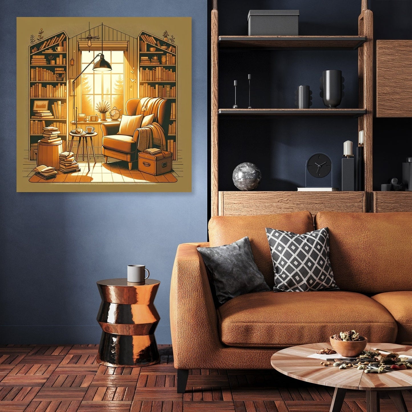Tranquil Reader's Canvas