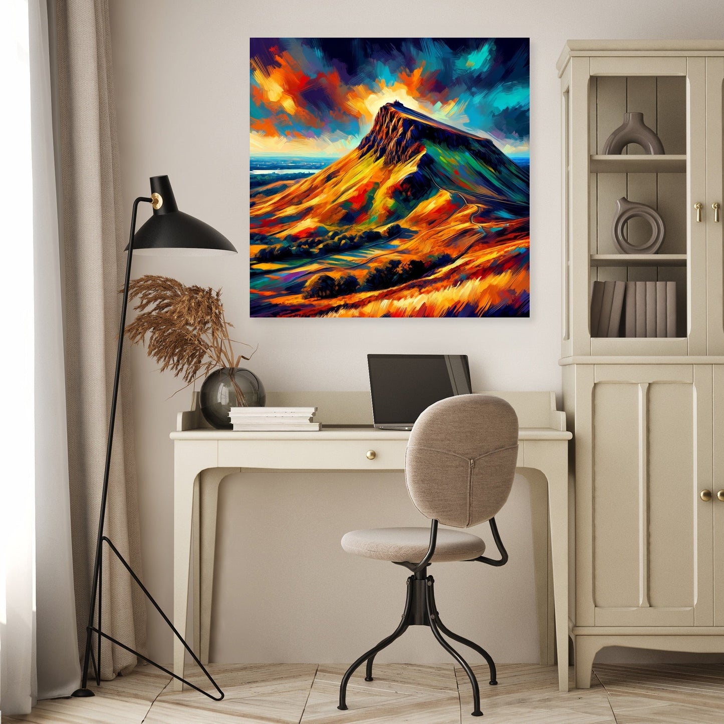 Edinburgh's Vibrant Arthur’s Seat Canvas