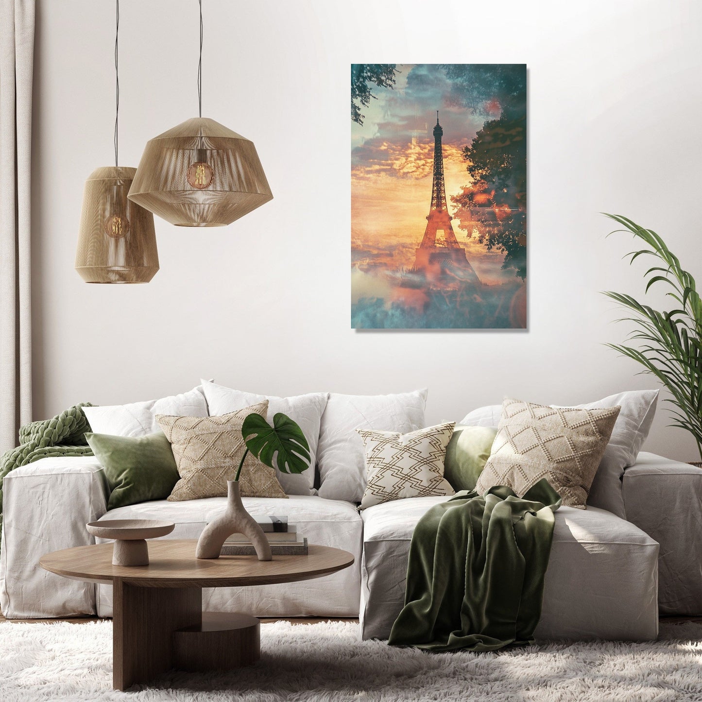 Parisian Dawn Chaos Canvas