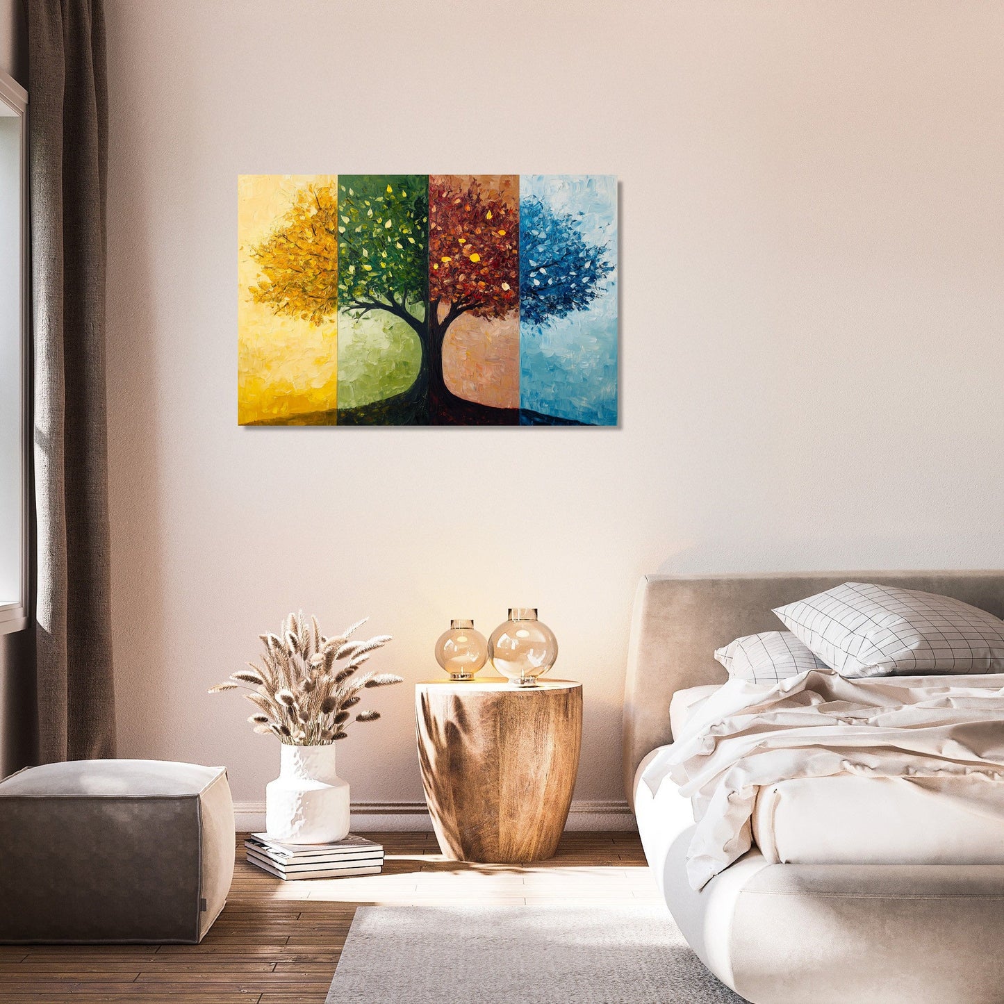 Seasonal Tree Symphony Canvas