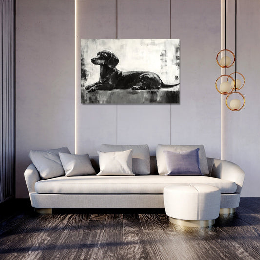 Dappled Dachshund Canvas