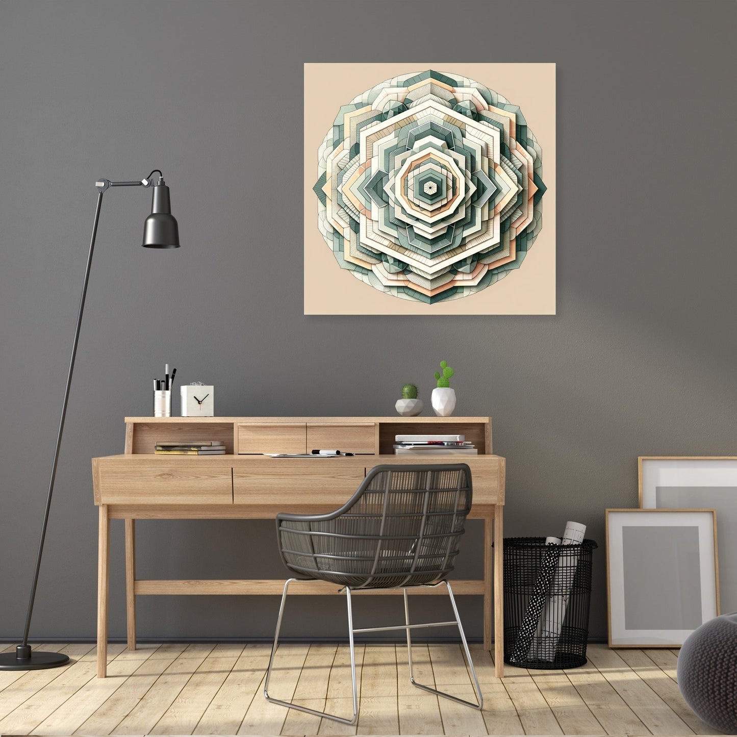 Spiral Serenity Canvas