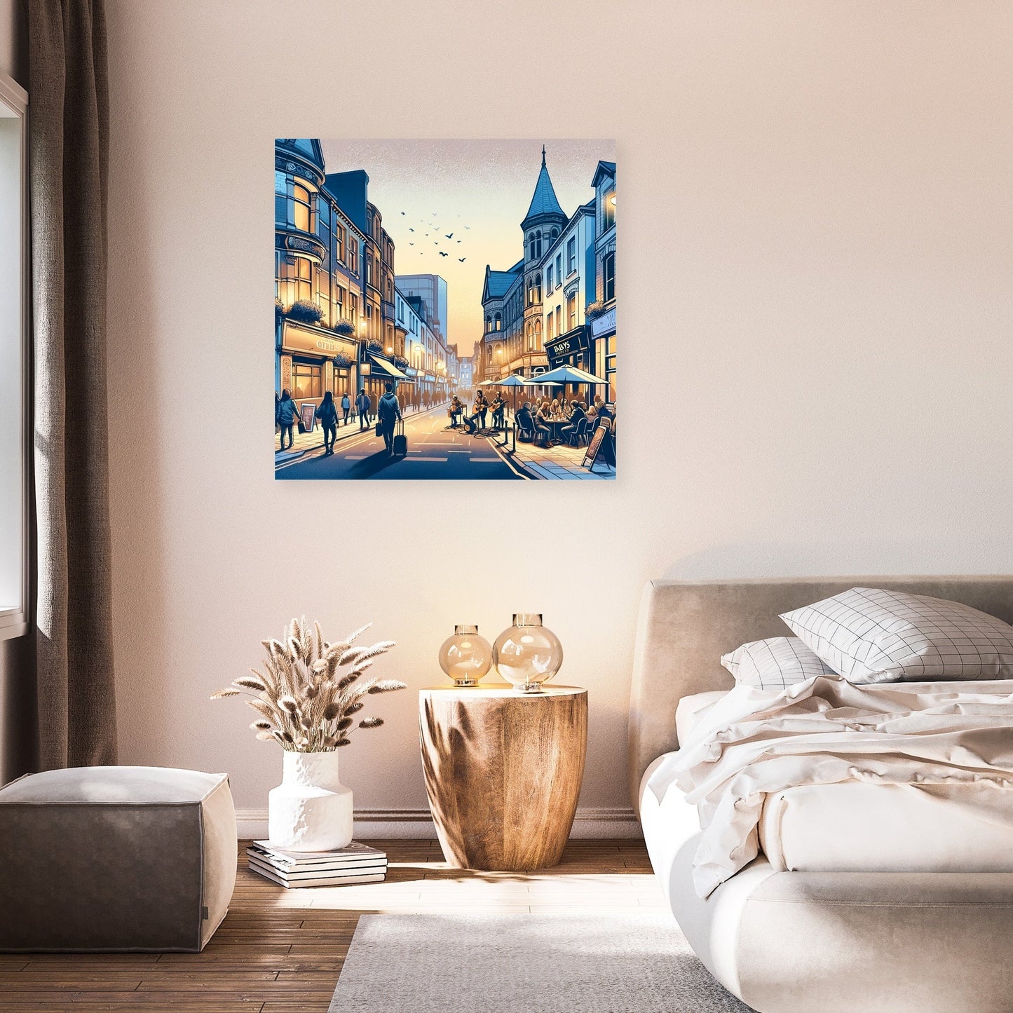 St. Mary Street Nightlife Canvas