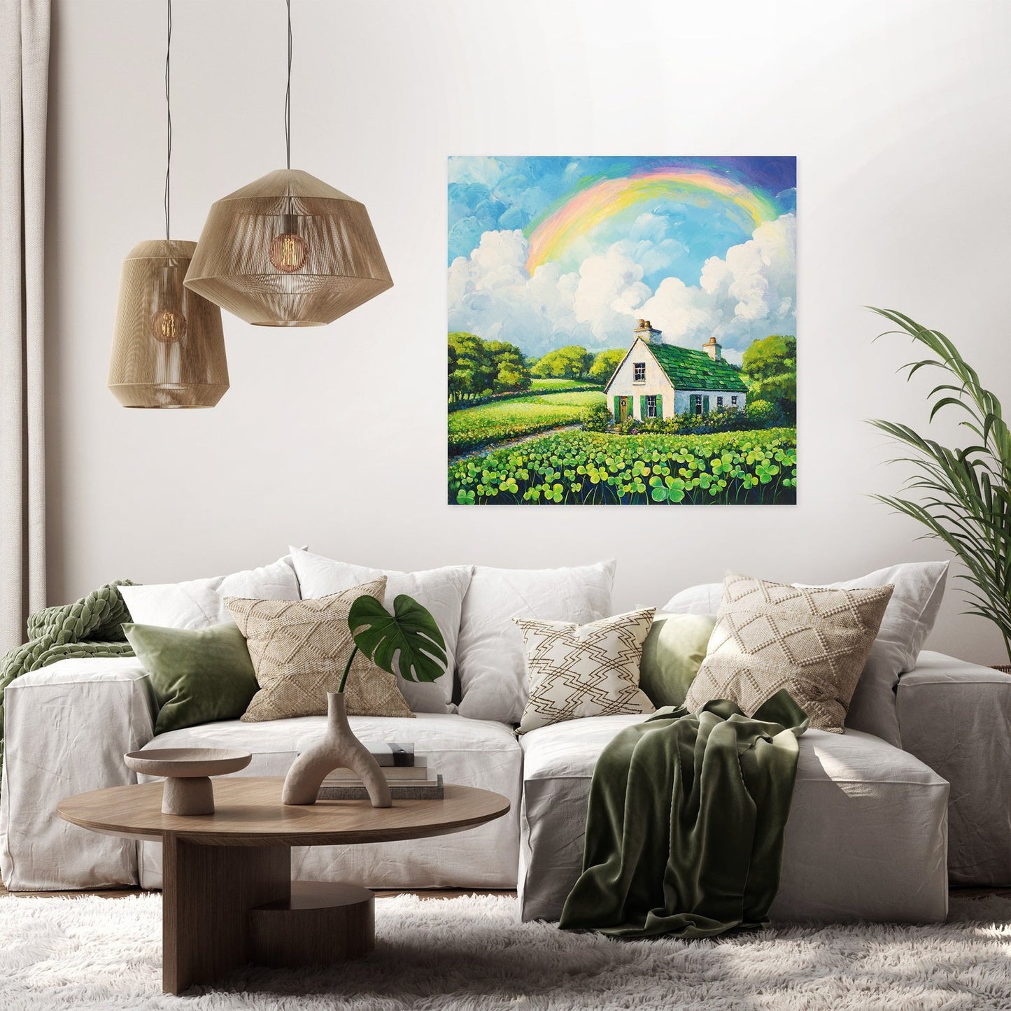 Irish Cottage Canvas