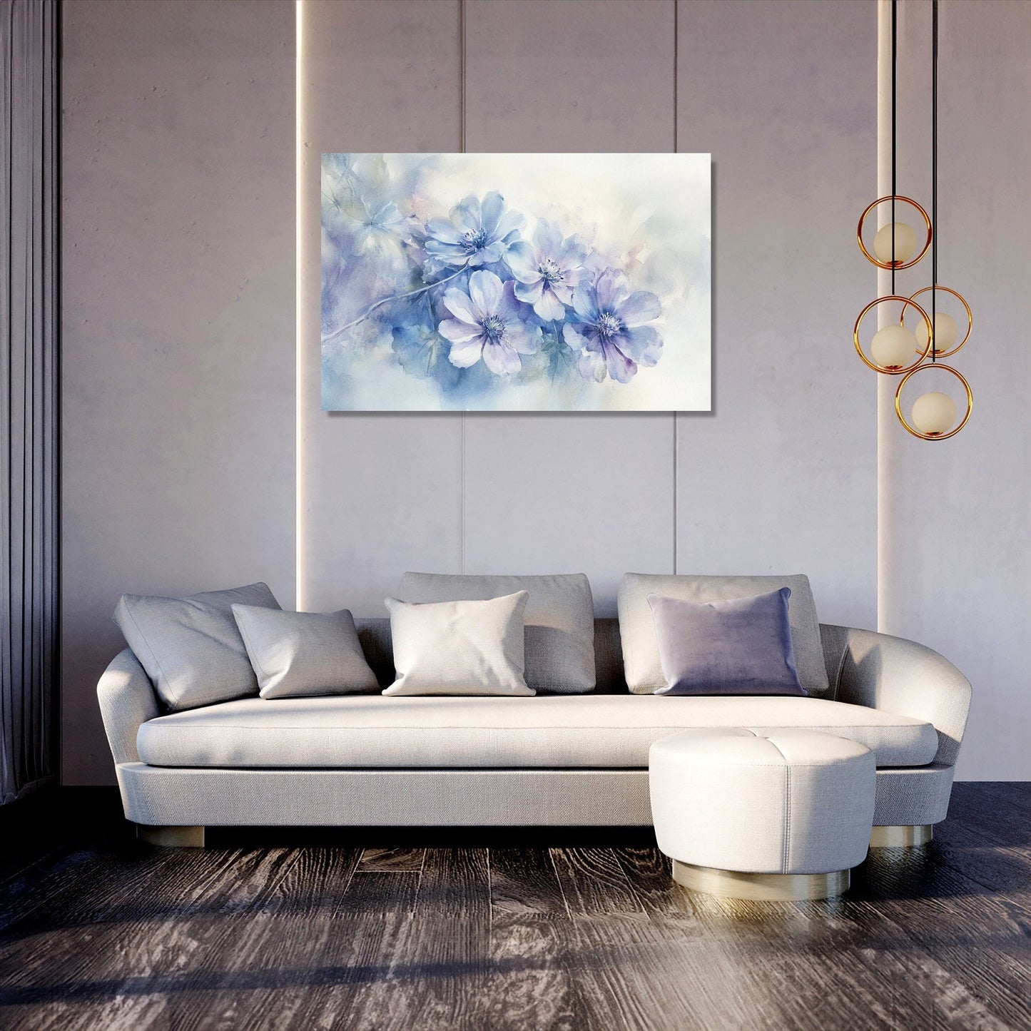 Melancholy Cineraria Canvas