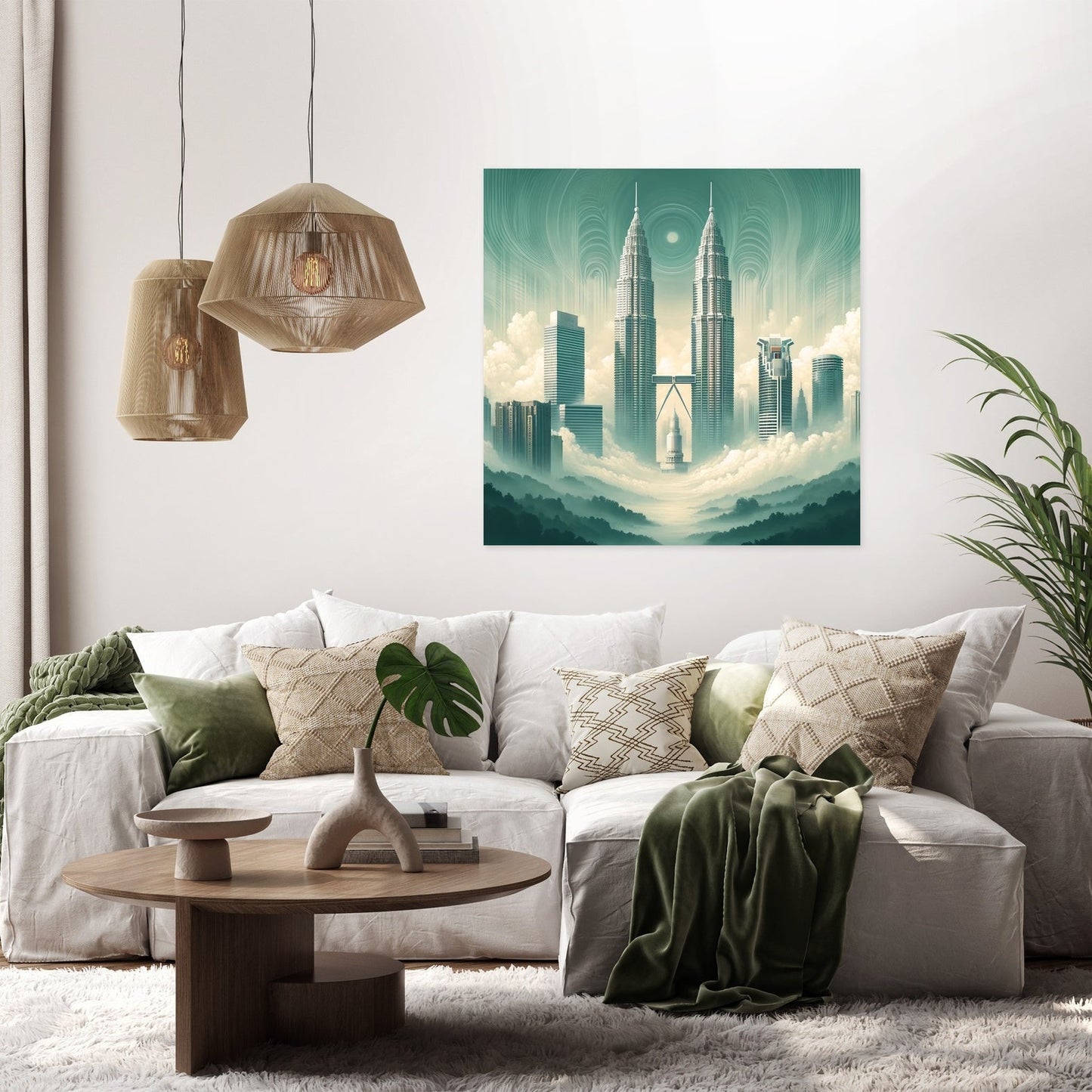 Ethereal Towers Canvas