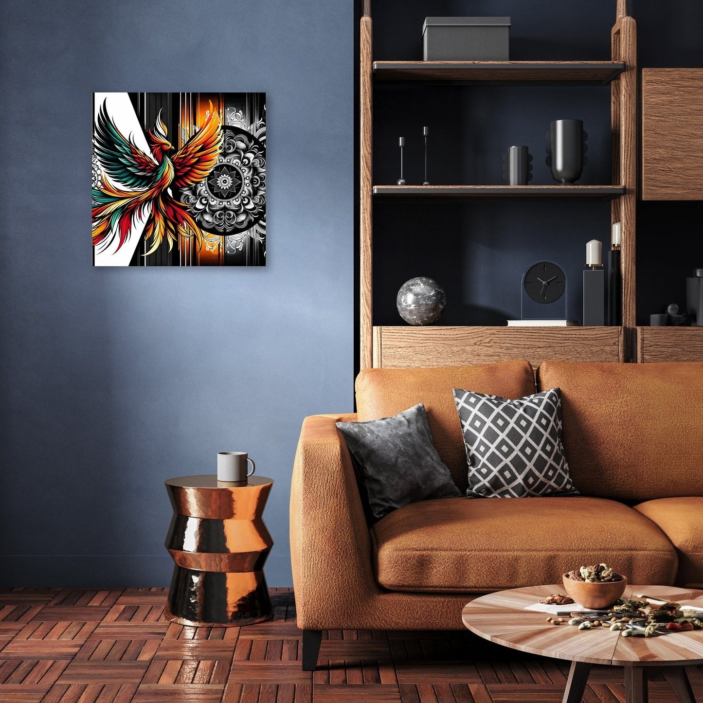 Fierce Phoenix Rebirth Canvas