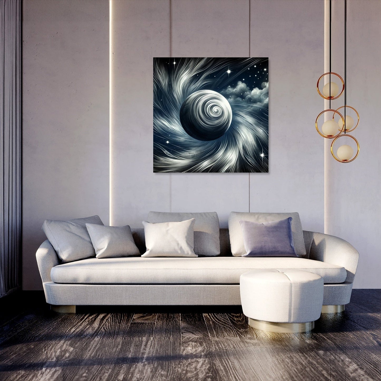 Starry Planet Canvas