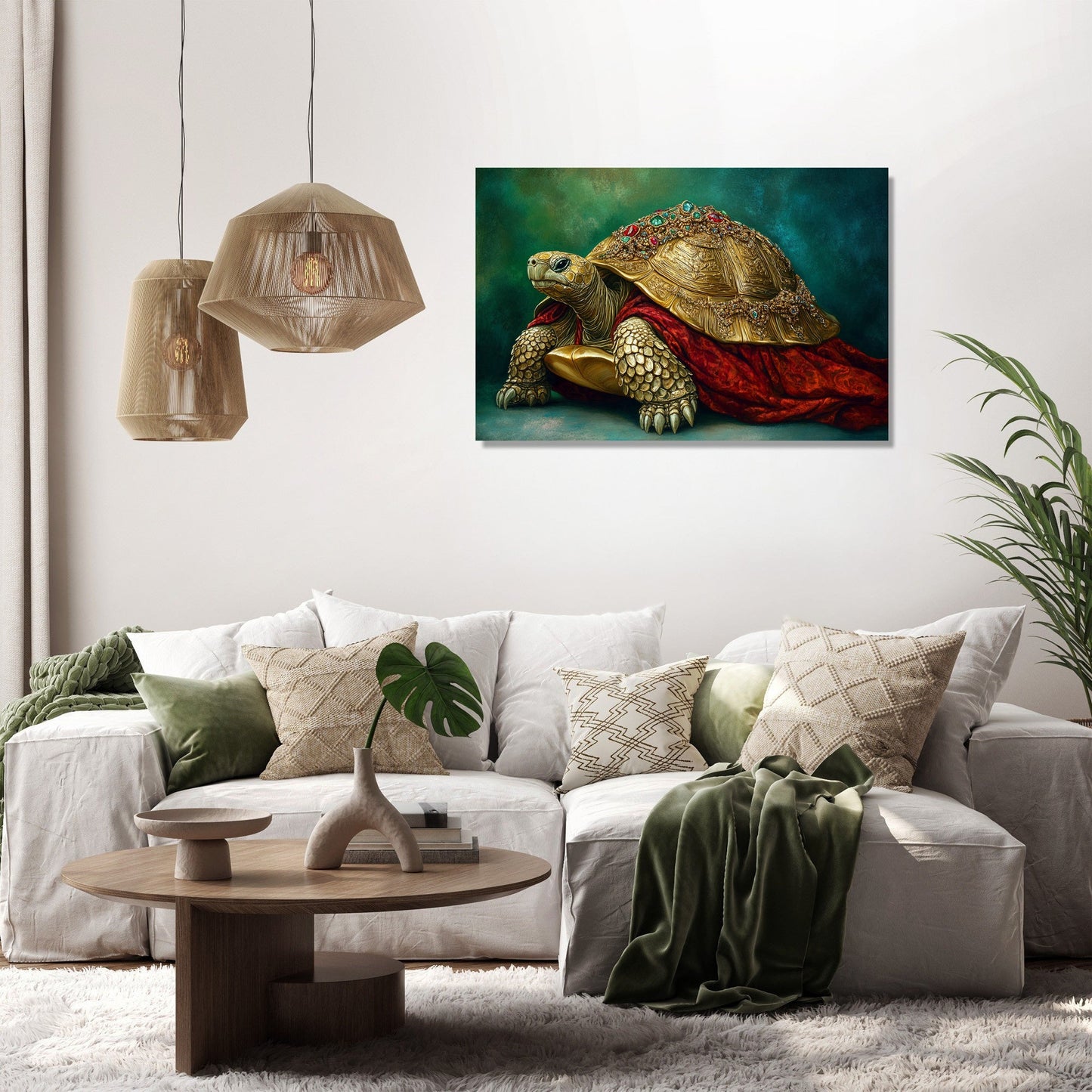 Royal Tortoise Canvas
