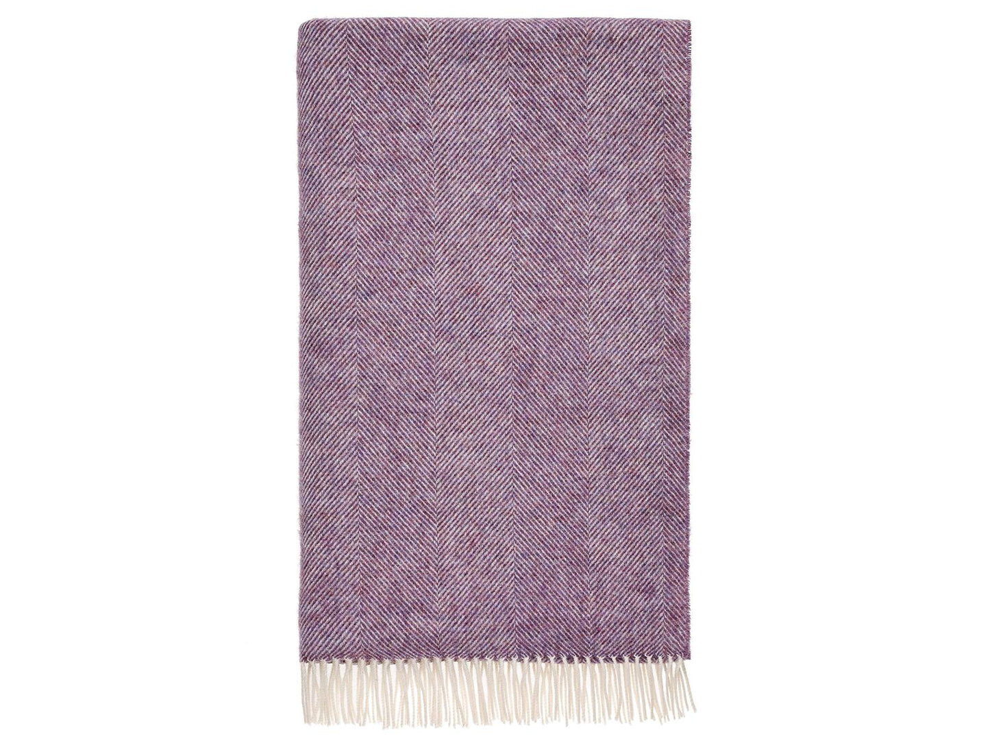 XL Herringbone Shetland Pure New Wool Throws
