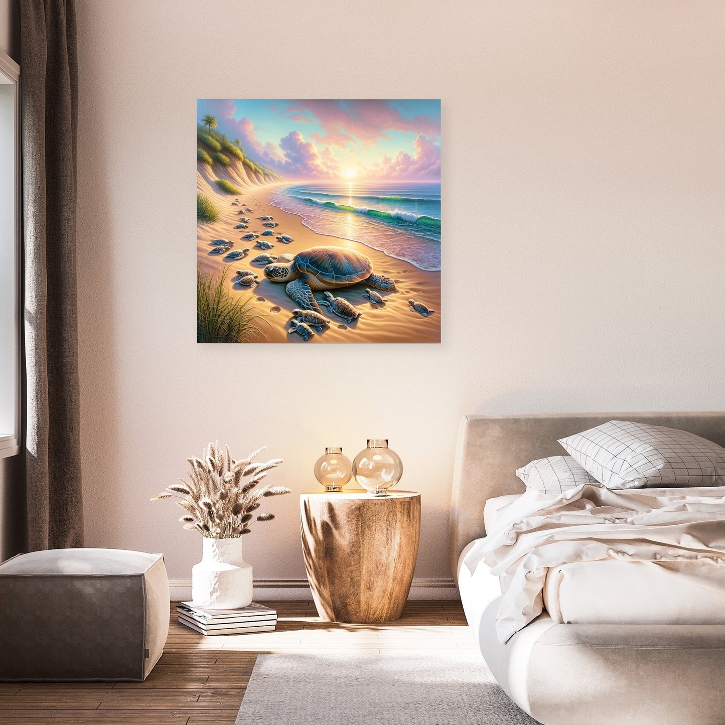 Turtle Haven Dawn Canvas
