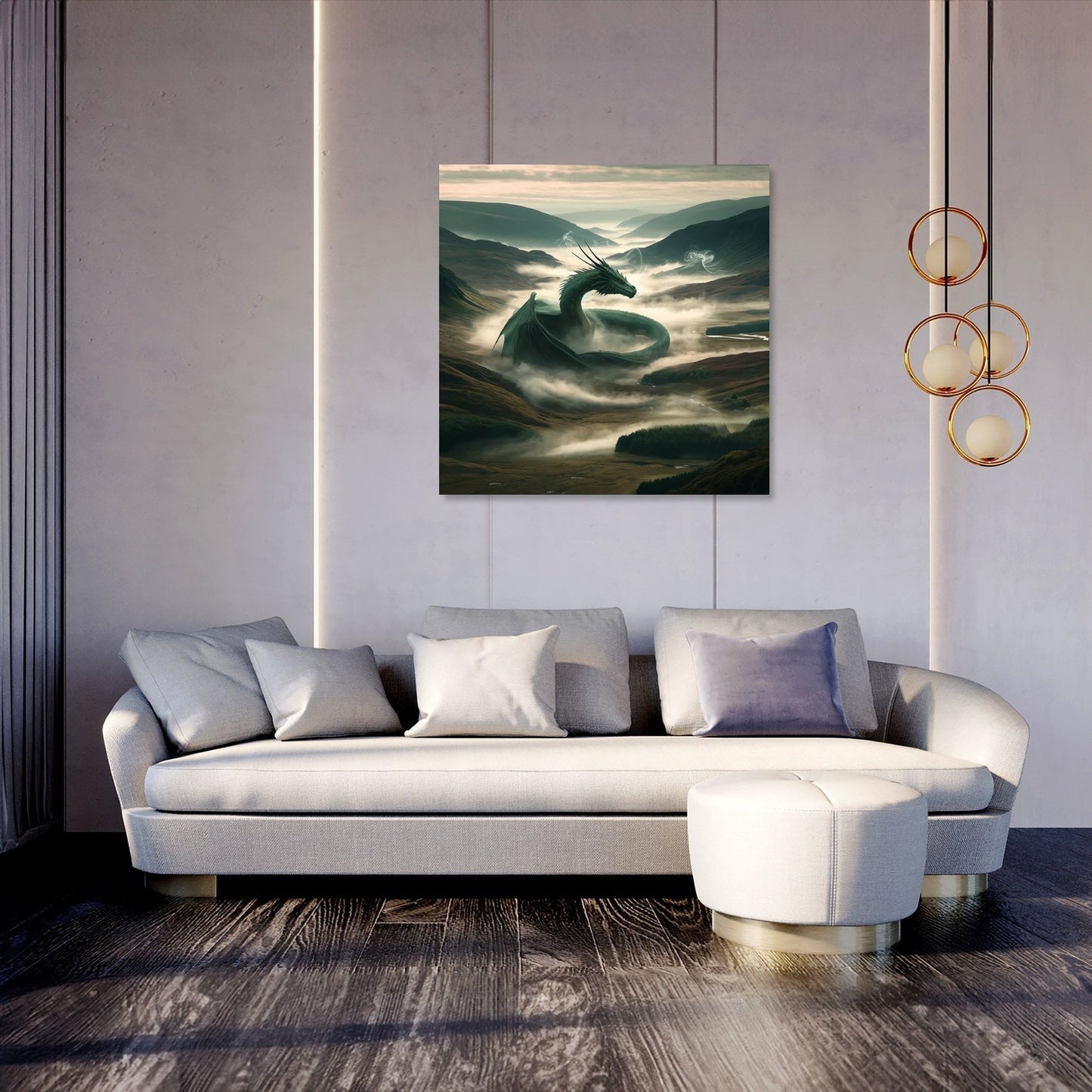 Mist of the Highlands Canvas