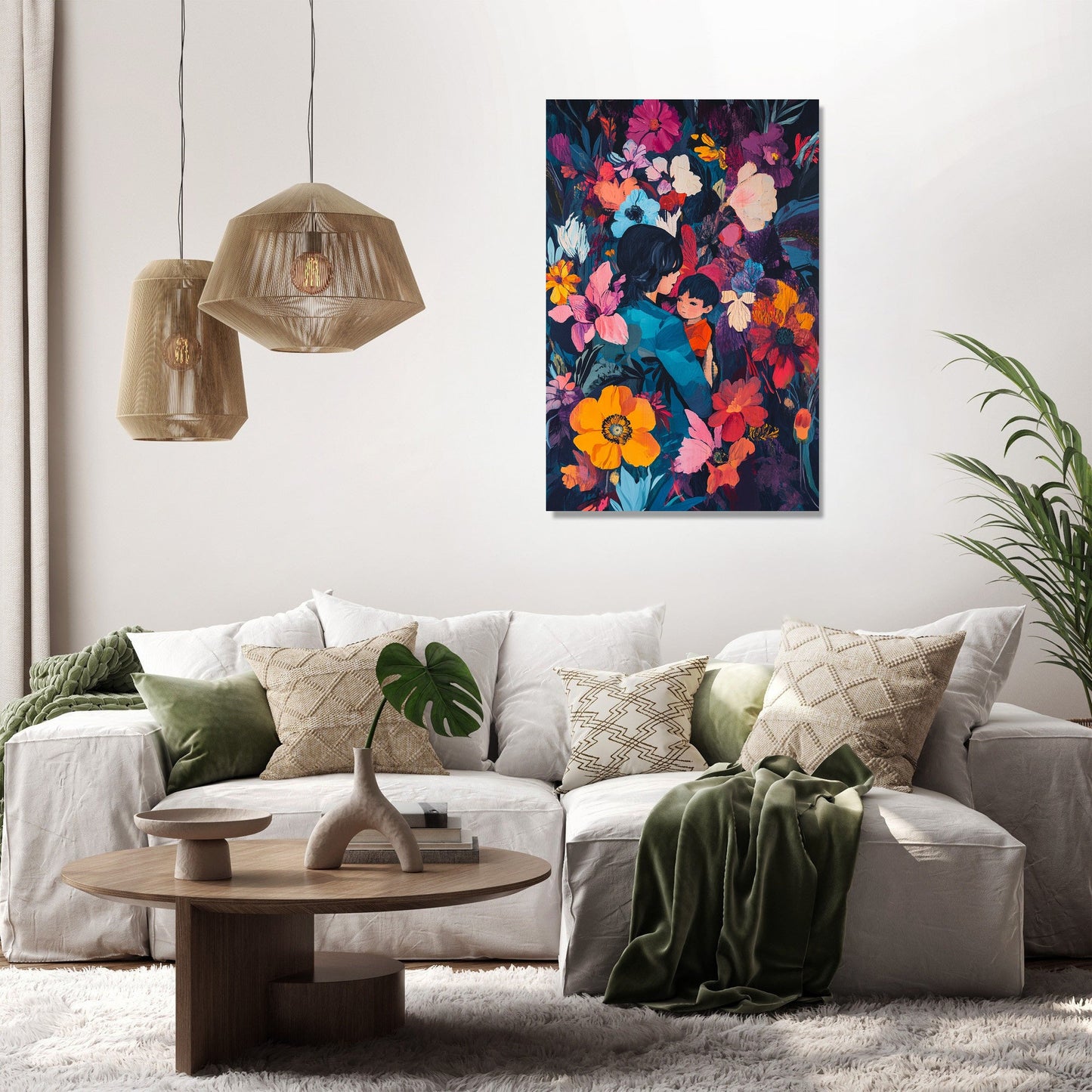 Floral Embrace Canvas