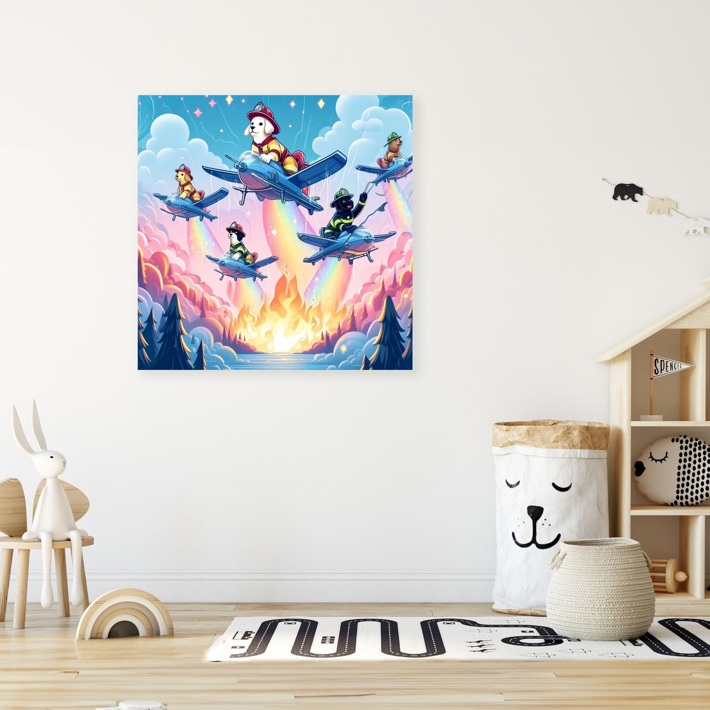 Skyfire Sparkle Brigade Canvas
