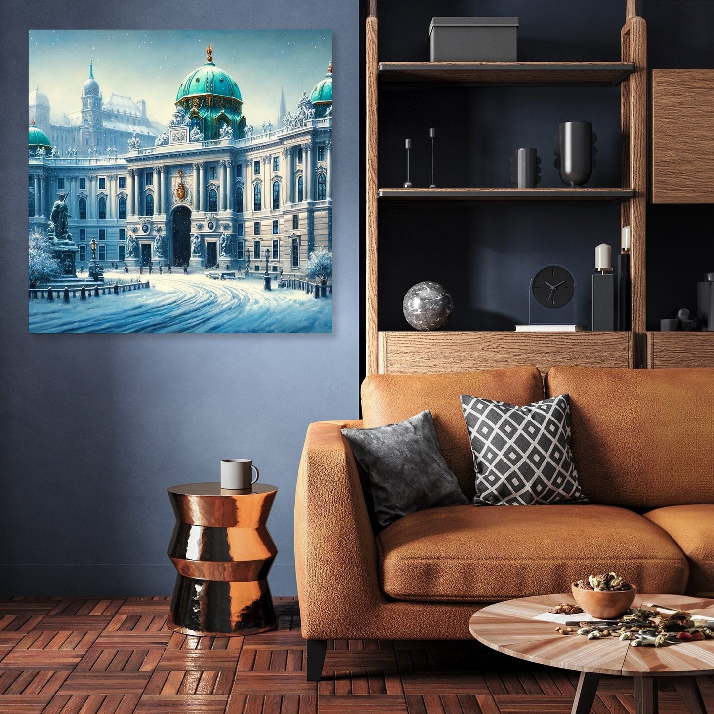 Vienna Winter at Hofburg Canvas