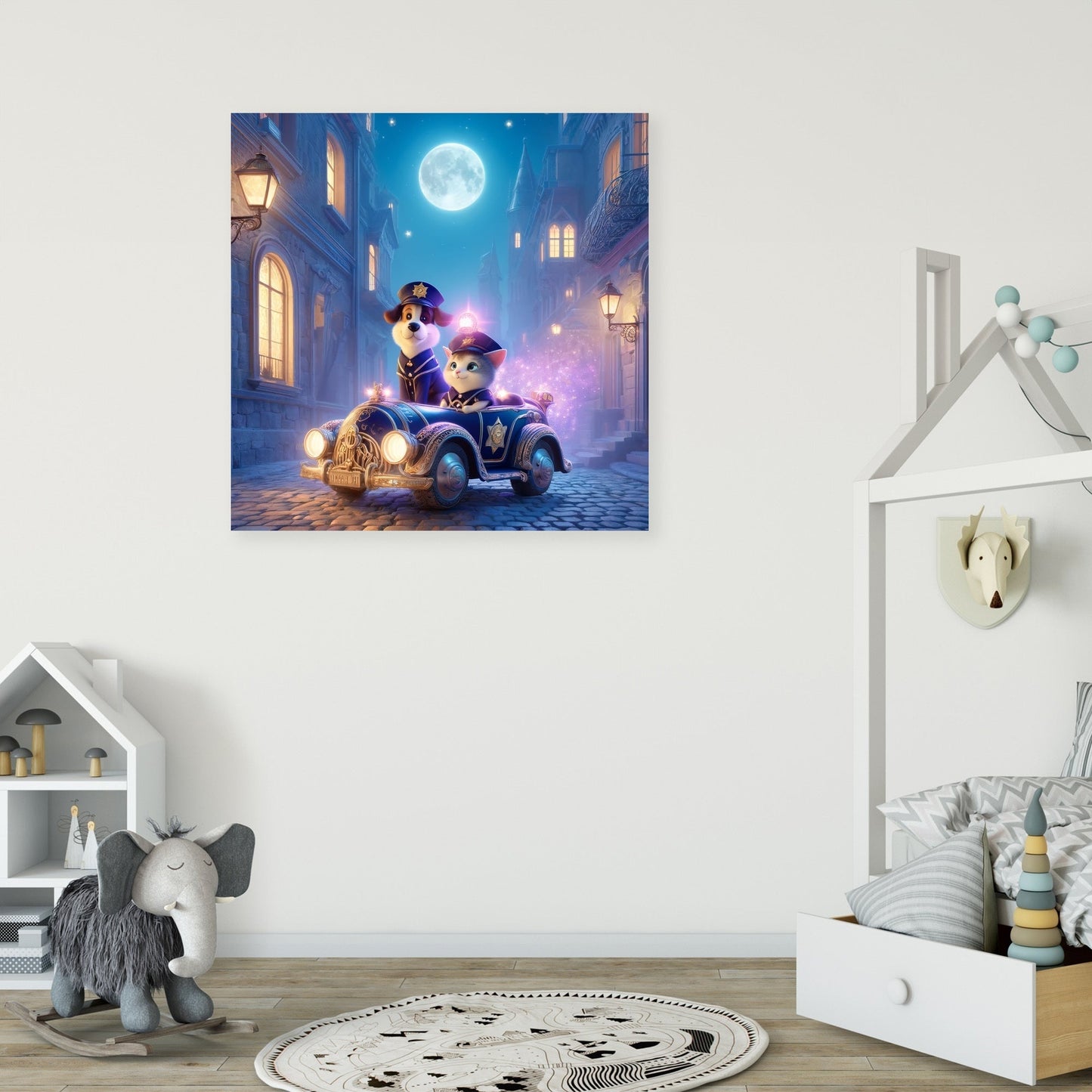Moonlit Patrol Canvas
