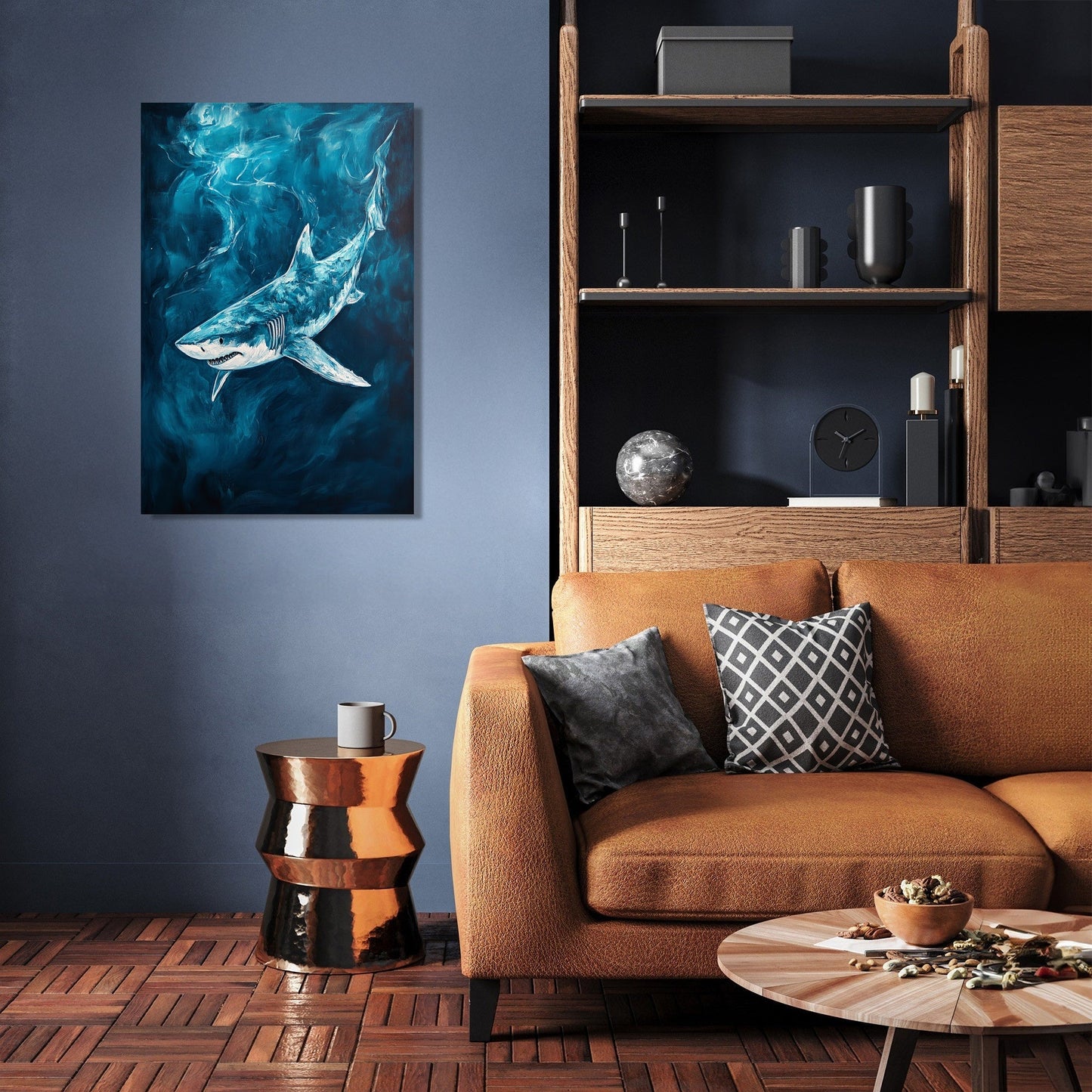 Silent Shark Canvas
