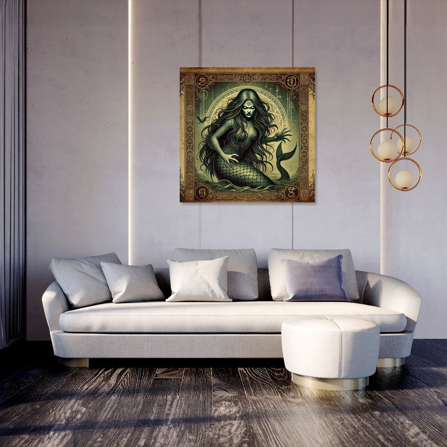 Medieval Siren Canvas