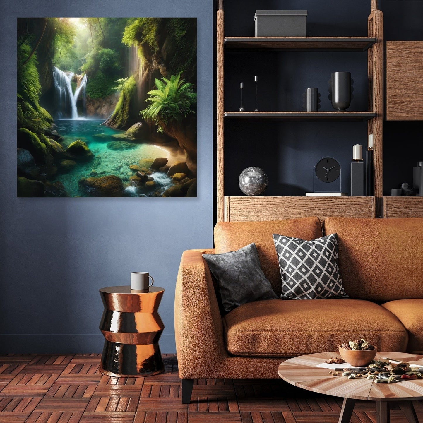 Hidden Waterfall Cove Canvas