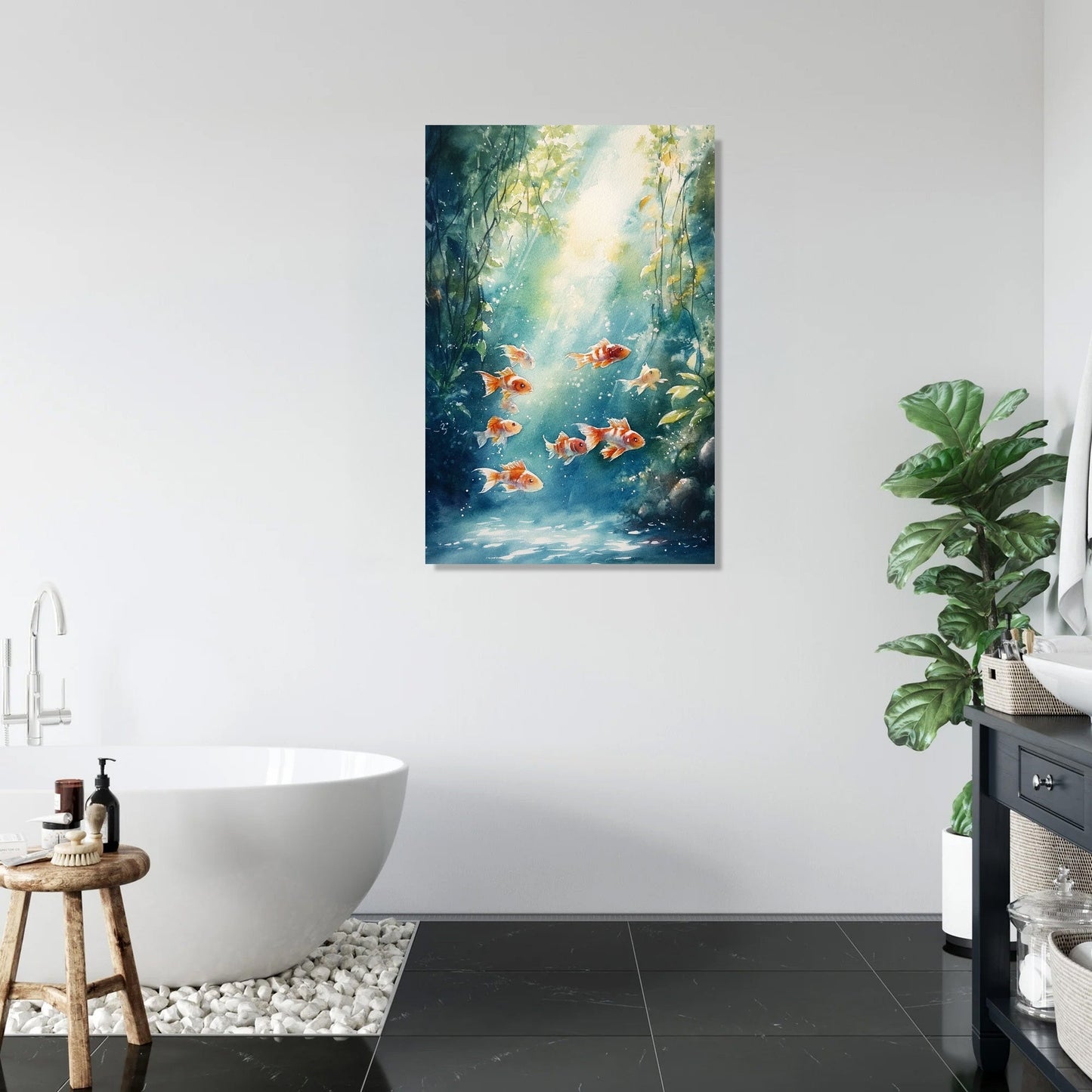 Aquatic Nostalgia Canvas