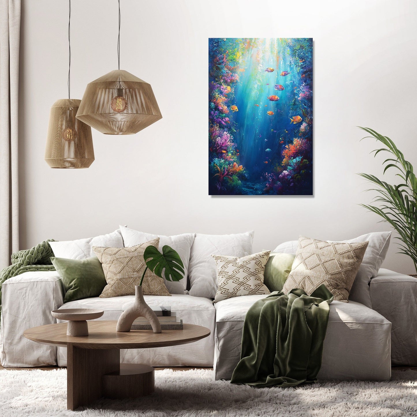 Twilight Reef Mystery Canvas