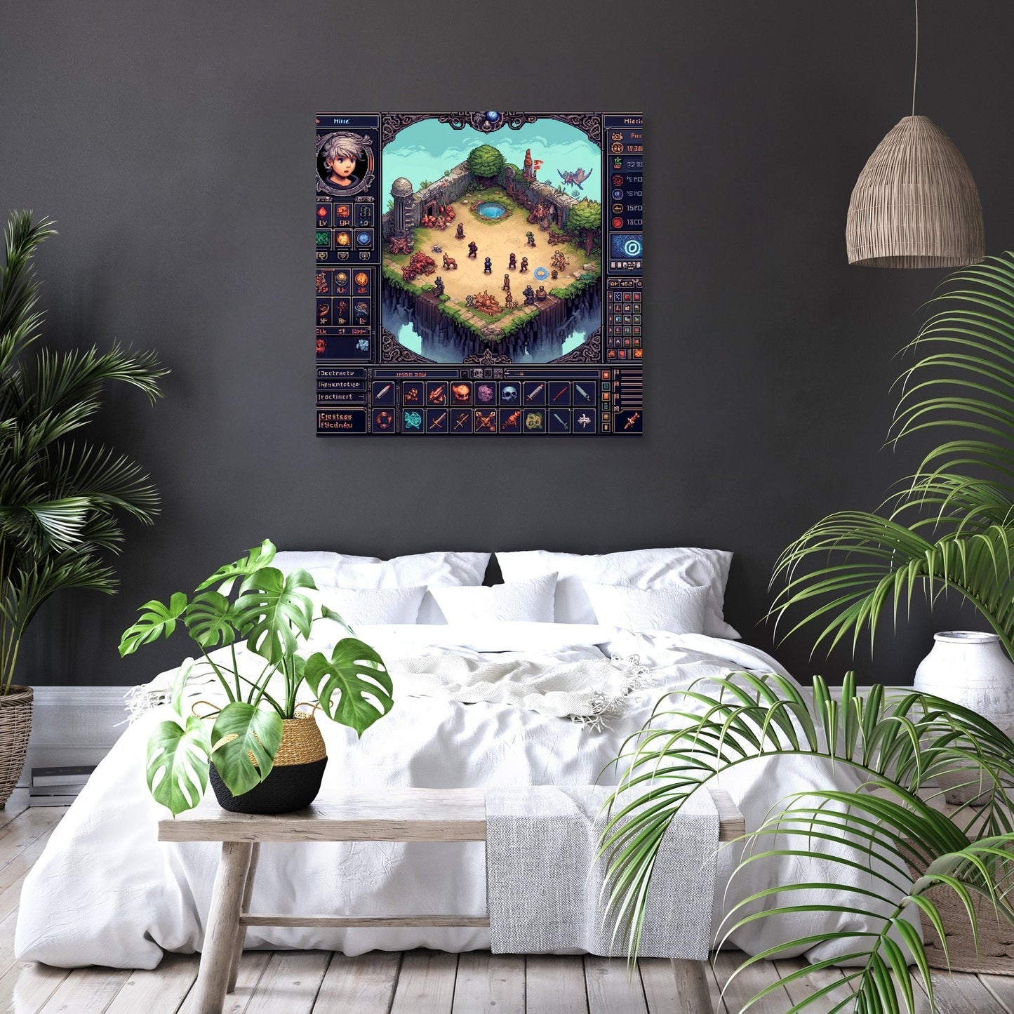 Pixel Quest Canvas