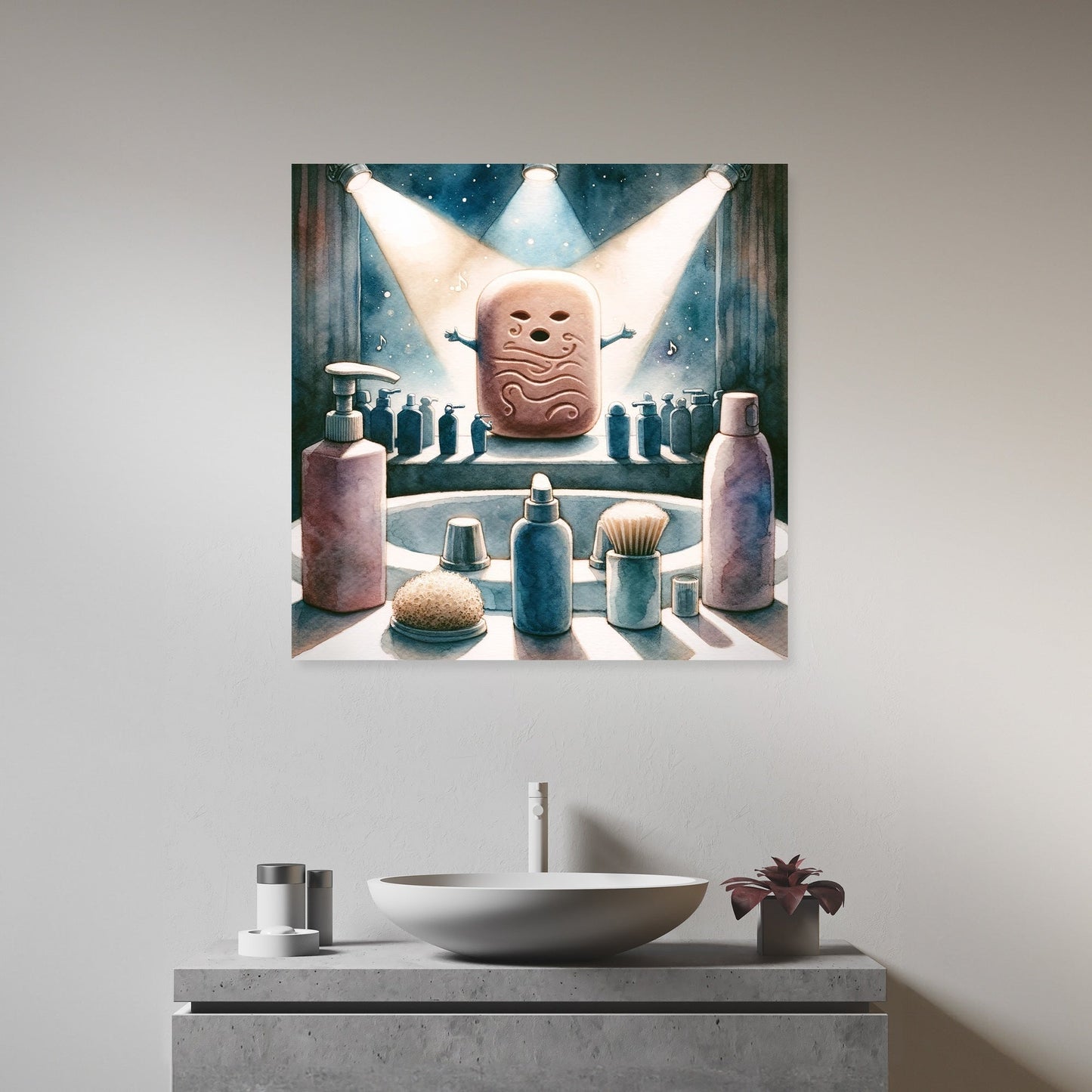 Opera Night at the Sink Canvas