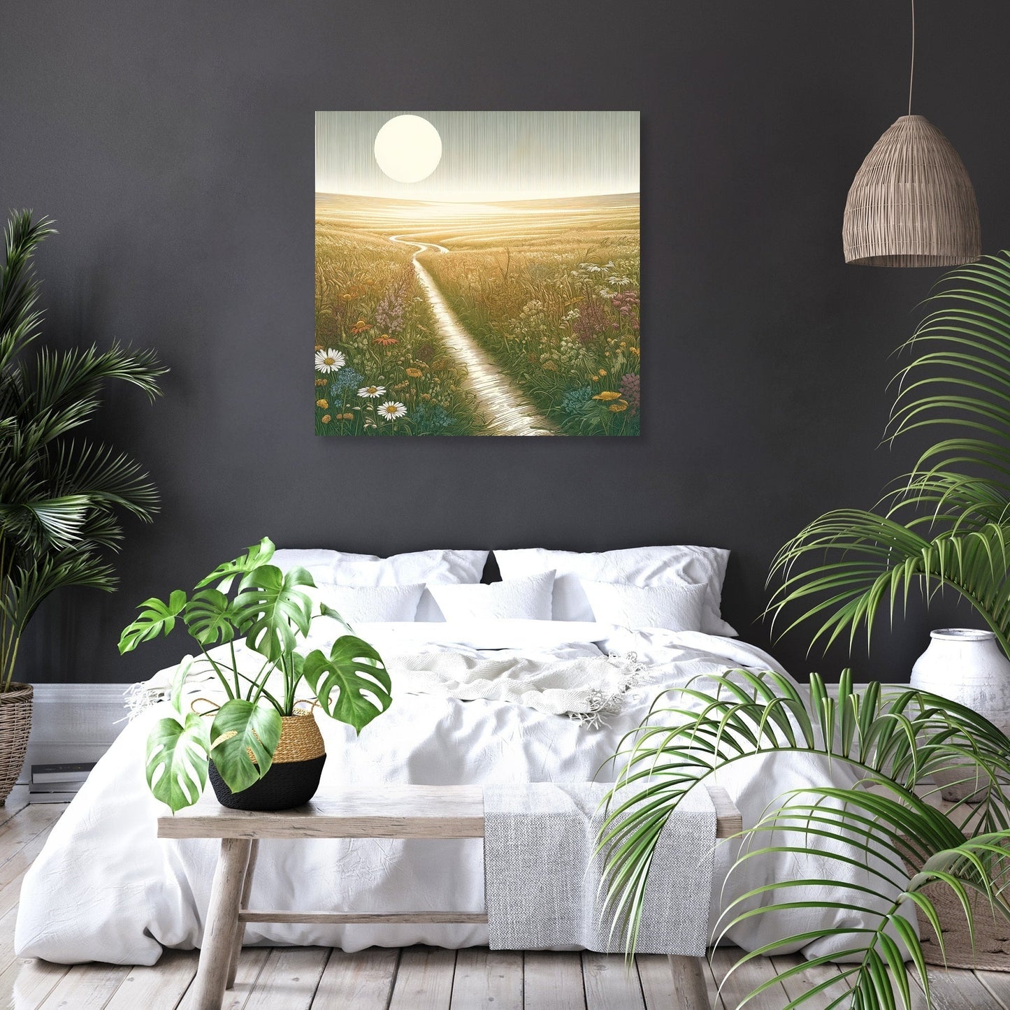 Noon in the Meadow Canvas
