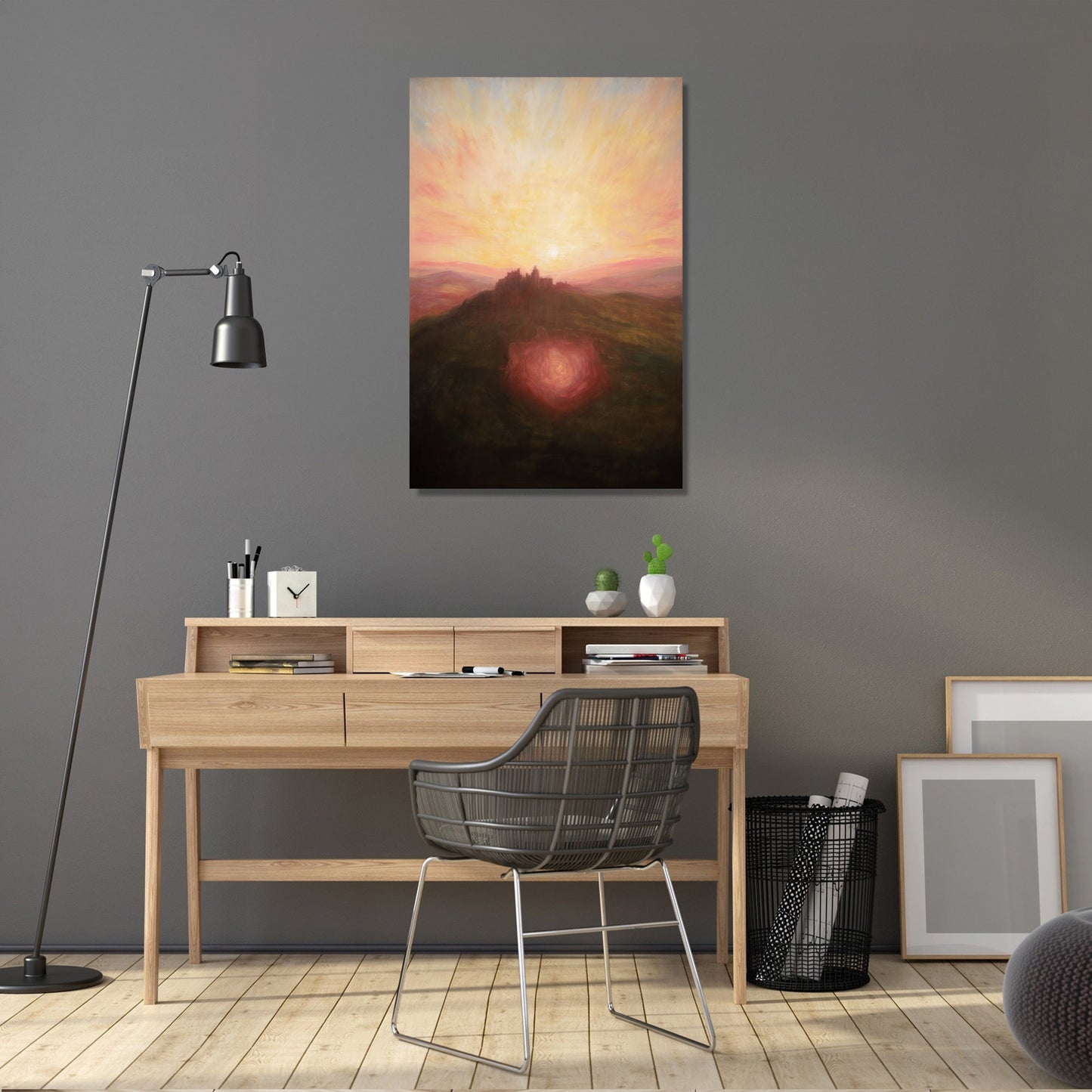 Castle Shadow Canvas