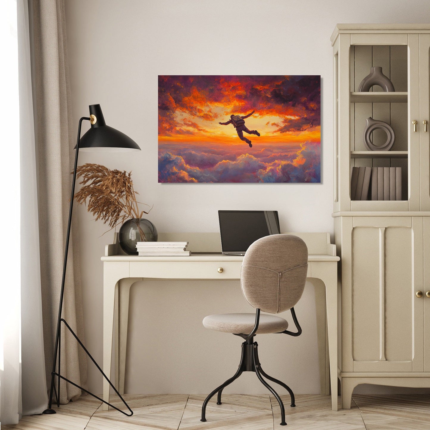 Skydiver’s Dawn Canvas