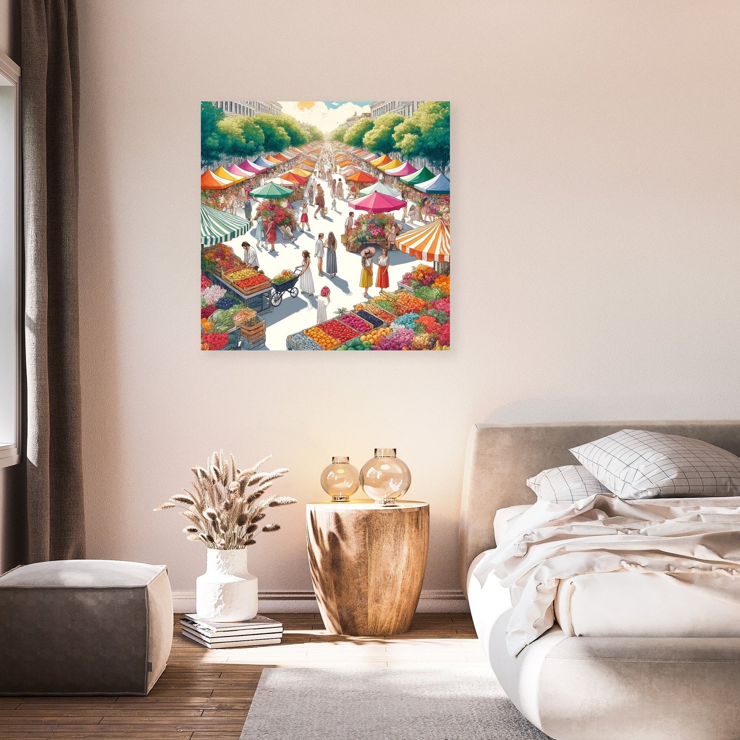 Market Vibrance Summer Canvas