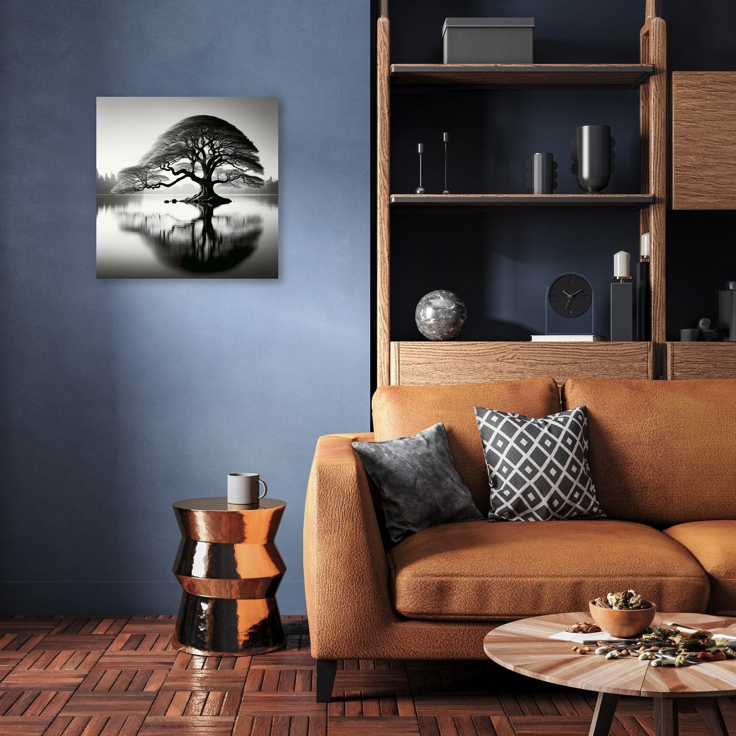 Gilded Waterscape Canvas