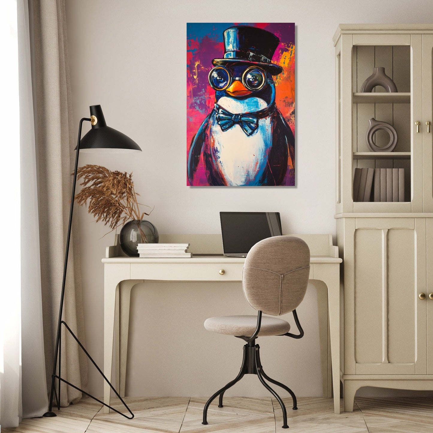 Millionaire Penguin Vision Canvas