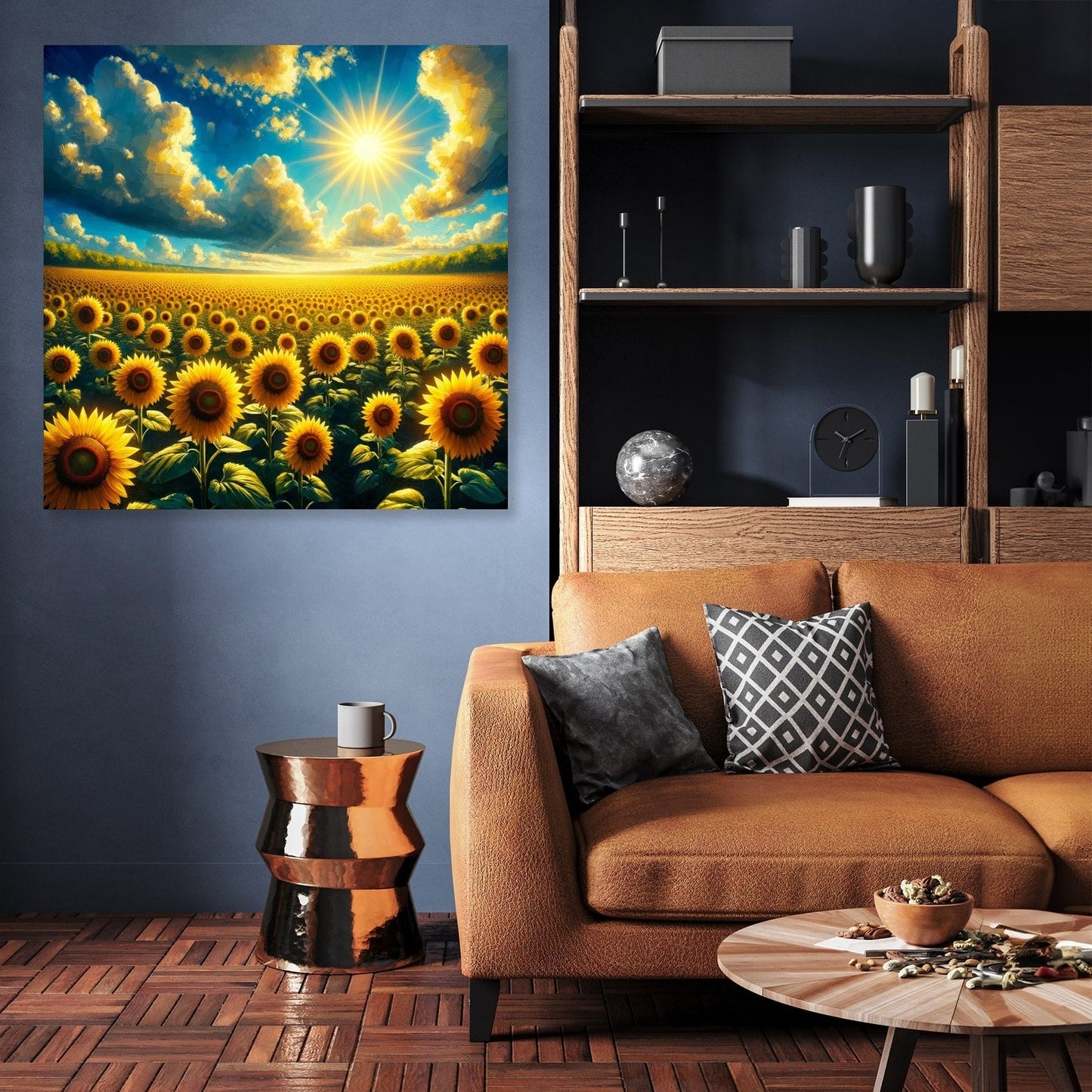 Vibrant Sunflower Glory Canvas