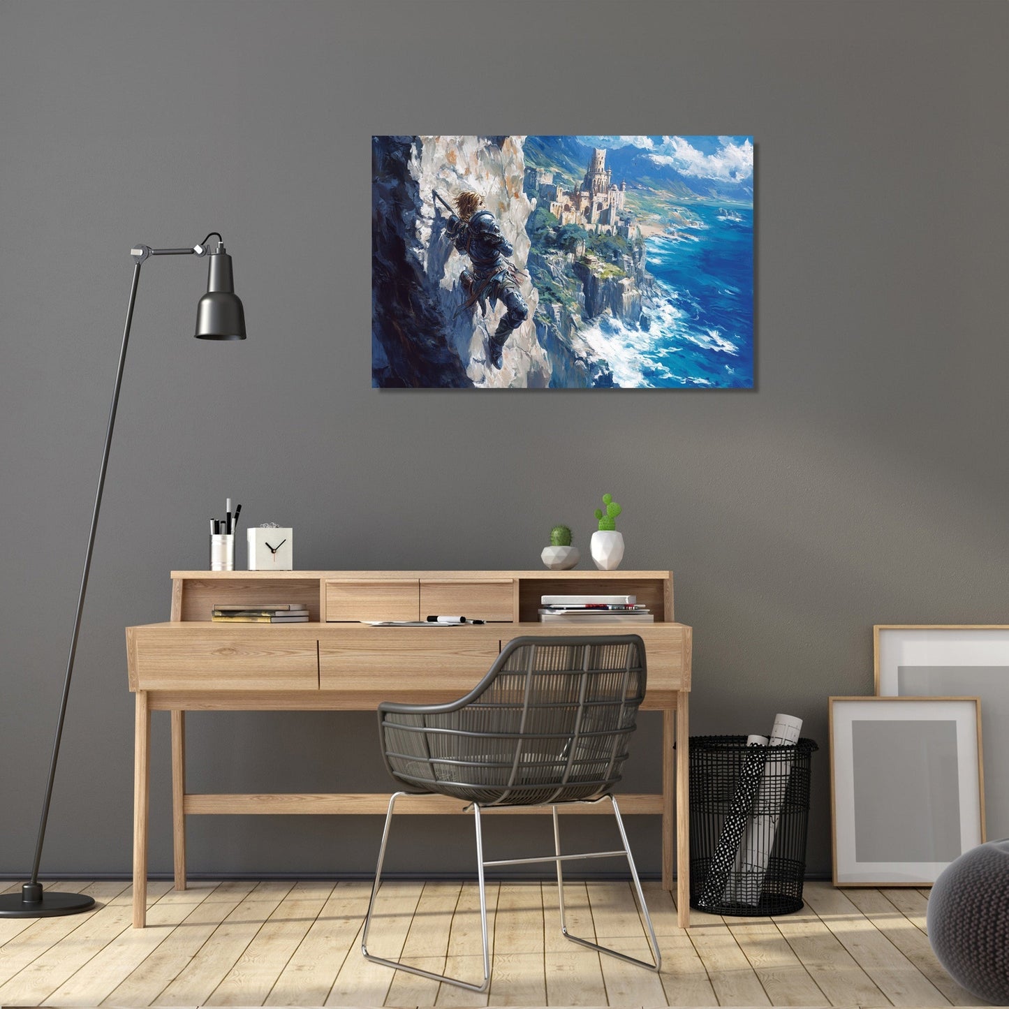 Hero's Ascent Temple Canvas